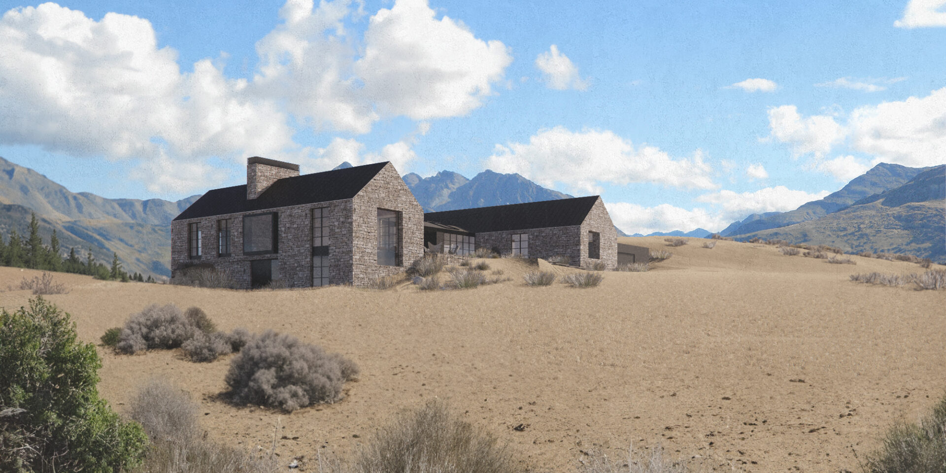 Southern Stone Home &middot;&middot; studio john irving architects